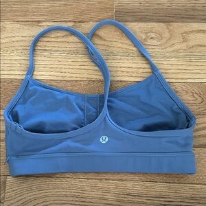 lululemon athletica Dusty Blue Strappy Sports Bra